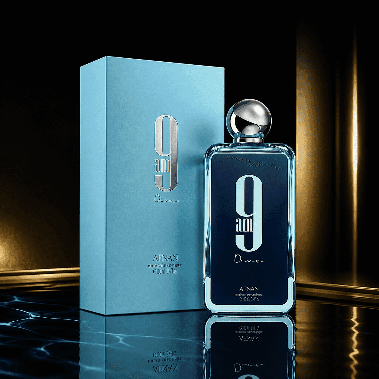 9 AM Dive da marca Afnan - Perfume Original Senhorita Butique