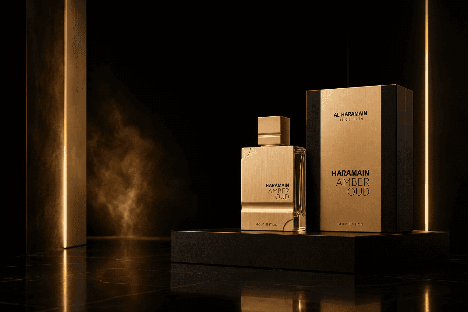 Amber Oud Gold Edition da marca Al Haramain - Perfume Original Senhorita Butique