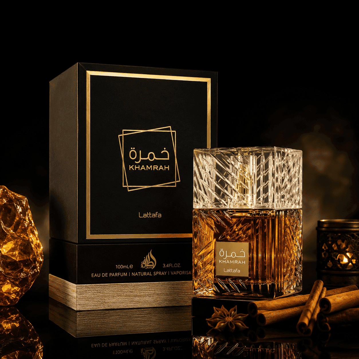 Khamrah da marca Lattafa - Perfume Original Senhorita Butique
