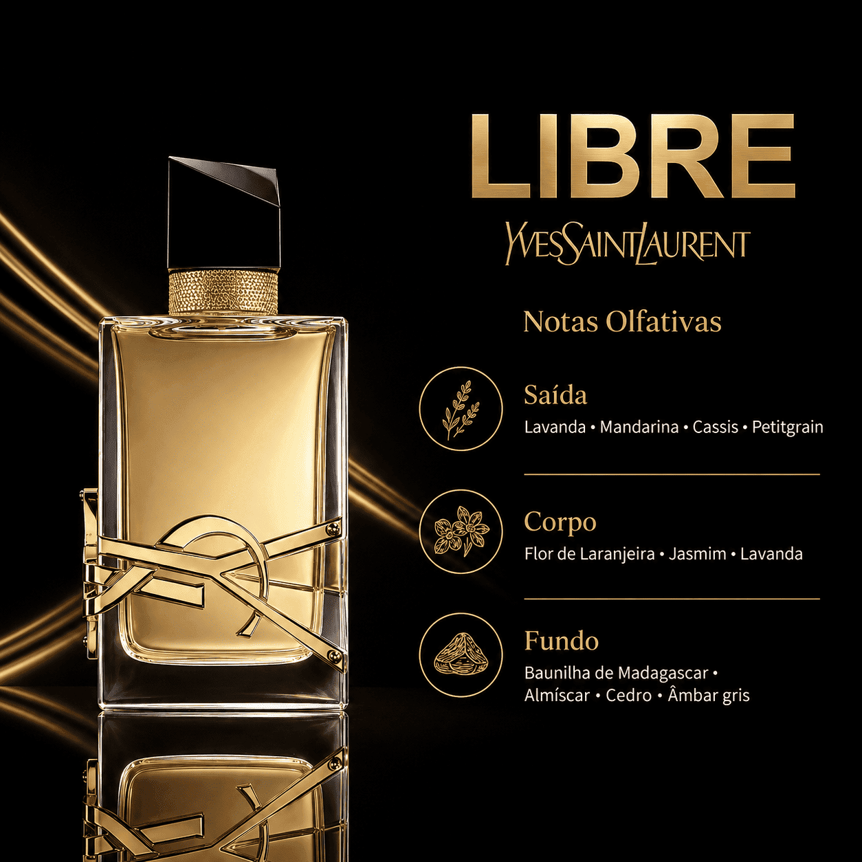 Libre da marca Yves Saint Laurent - Perfume Original Senhorita Butique